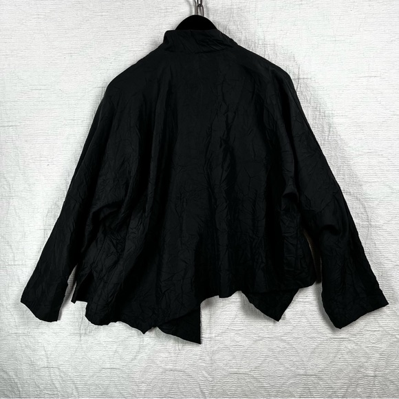 ITEMZ Chris Baumgartner Silk Black One Size Unstructured Pajamas 2pc loungewear - Picture 6 of 16